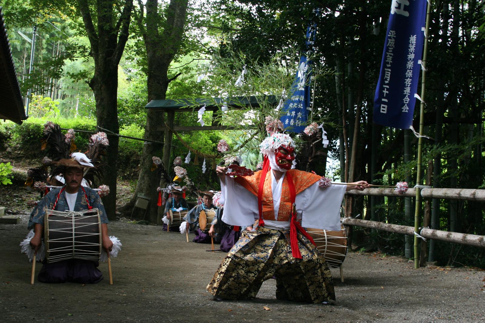  大河内の臼太鼓踊り